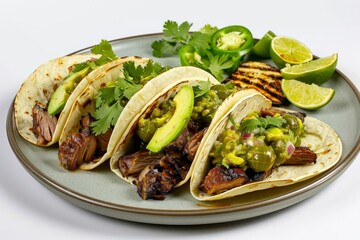 Mouthwatering Al Pastor Tacos with Vibrant Roasted Tomatillo Salsa