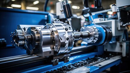 Modern cnc lathes in the metalworking industry