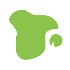 green organic liquid