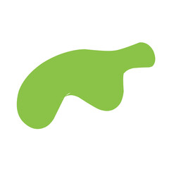 green organic liquid