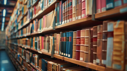 The collection of books in the library