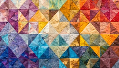 A colorful tessellation of pentagons arranged into a starlike geometric quilt