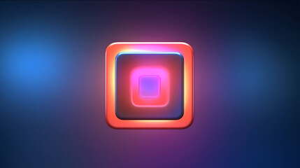 Blur Icon Design 3d