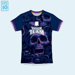 jersey mockup full printing, sublimation textile, soccer uniform, sport jersey © DIKKO