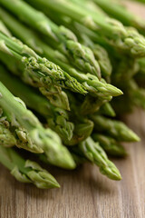 Organic asparagus, Green vegetables in spring, Helathy food ingredient