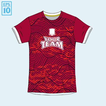 jersey mockup full printing, sublimation textile, soccer uniform, sport jersey