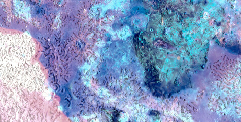 Eclectic and Expressive Painted Dreamscape Infused with an Array of Colors and Abstract Forms
