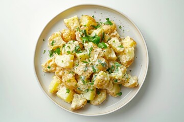 Crispy and Tender Air Fryer Potato Salad with Savory Seasonings