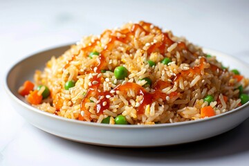 Fluffy Air Fried Rice with Nutty Sesame Seeds