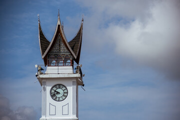 Jam Gadang, a historical and most famous landmark in Bukit Tinggi City, is an icon of the city and the favorite destination tourism place in West Sumatera.