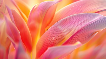 Graceful Bloom: Macro details unveil the intricate beauty of the Strelitzia flower, a masterpiece of nature's artistry.