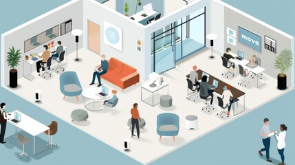 Digital Workspaces: These platforms replicate the experience of a physical office online, where employees can interact, collaborate, and manage projects