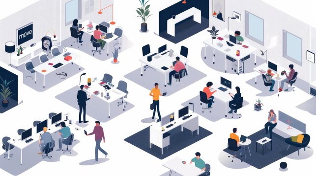 Digital Workspaces: These platforms replicate the experience of a physical office online, where employees can interact, collaborate, and manage projects