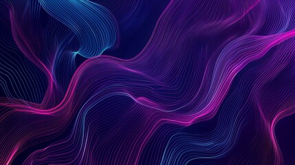 Obraz premium An abstract creative concept features line drawings suitable for various design purposes such as web, mobile apps, infographics, and presentations.