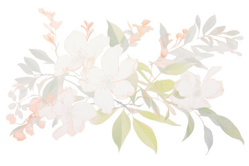 Obraz premium PNG Botanical backgrounds pattern drawing. AI generated Image by rawpixel.