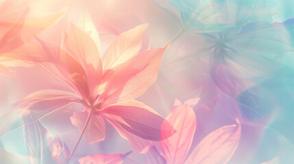 A soft-hued pastel background sets the tone for your advertising project, evoking a sense of tranquility and gentle allure.