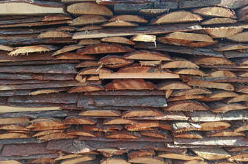 FIREWOOD ISOLATED ON WHITE BACKGROUND