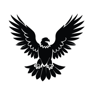 recommend clip art: falcon Vector silhouette design logo 