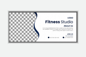 social media cover design vector template, unique cover design.