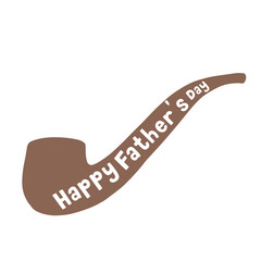 Smoking Pipe Happy Father's Day