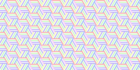 geometric diamond parquet pastel color seamless pattern JPG