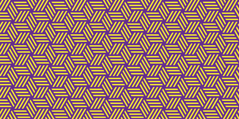 geometric diamond parquet purple and yellow color seamless pattern JPG