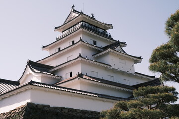 Fototapeta premium 鶴ヶ城、天守閣