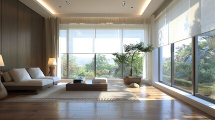 Lighting and Environment: Window treatments for natural light control
