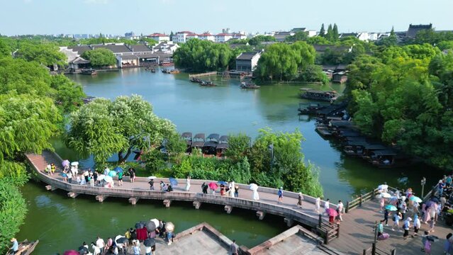 Wuzhen Ancient Town Scenic Area, Tongxiang, Jiaxing City, Zhejiang Province, China