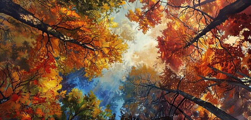 autumn leaves background