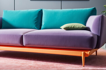 Fototapeta premium Exquisitely Crafted, A Modern Styled Sofa