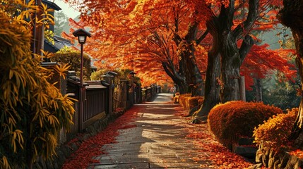 The Charm of Autumn in Japan.