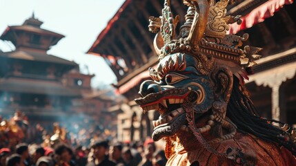 The Significance of Bisket Jatra in Bhaktapur.