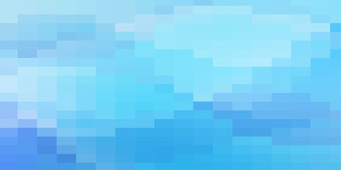 青い幾何学模様の背景　アブストラクト背景イラスト