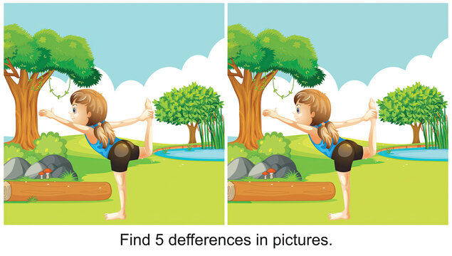 better exercise find 5 differences in the picture.