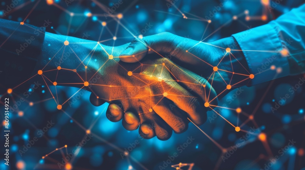 Poster smart contracts: these can automate and secure remote work agreements and transactions without the n