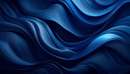 Obraz premium A deep, immersive gradient transitioning from dark navy blue at the bottom to a calm teal 