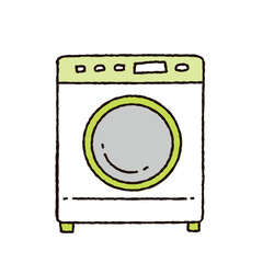 Fototapeta premium ドラム式洗濯機のイラスト