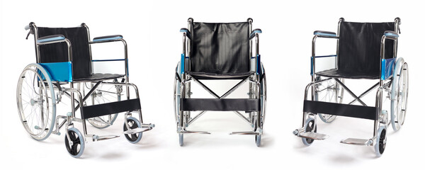 wheelchair on white background, healthcare concept, accident, insurance, life insurance, wellness,...