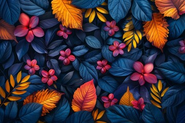 abstract background in colors and patterns for Garden Wildlife Week
