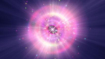 Fototapeta premium atom light ray glow abstract