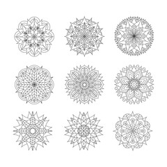 Variety of Meditation Mandala set