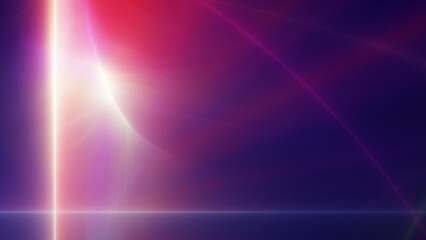 Naklejka premium background neon line wave illustration