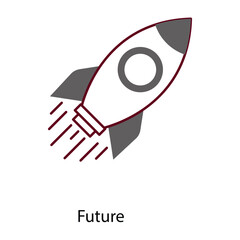 Future icon. Vector Icon Design