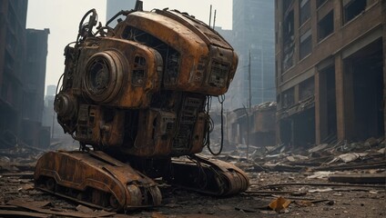 post-apocalyptic virtual fables: tower inchaotic world of ruins