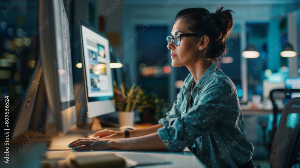 Poster virtual it infrastructure: remote desktop applications and cloud computing services that allow emplo