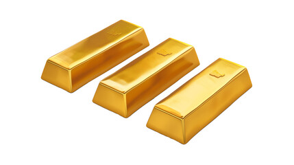 gold bars cut out