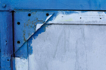 Iron, rusty texture.