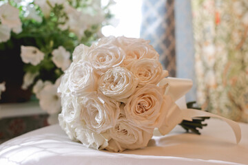 Bride's wedding bouquet