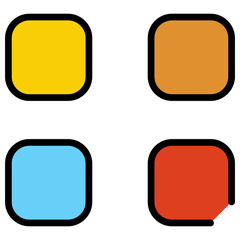 user interface icon colour outline icon 